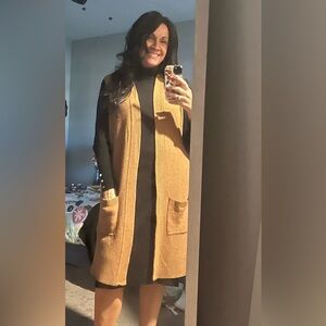 Cyrus Brown Sleeveless Cardigan